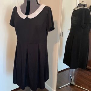 Black dress with white Peter Pan collar. Great condition!